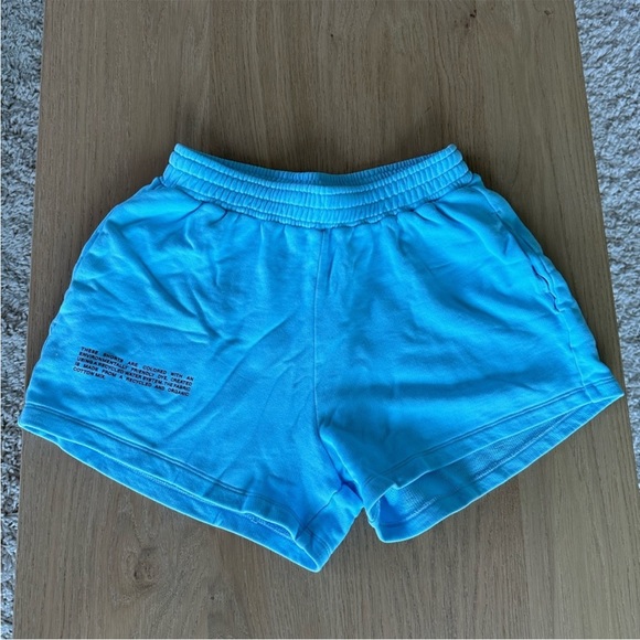 Pangaia Pants - Pangaia celestial blue lightweight shorts